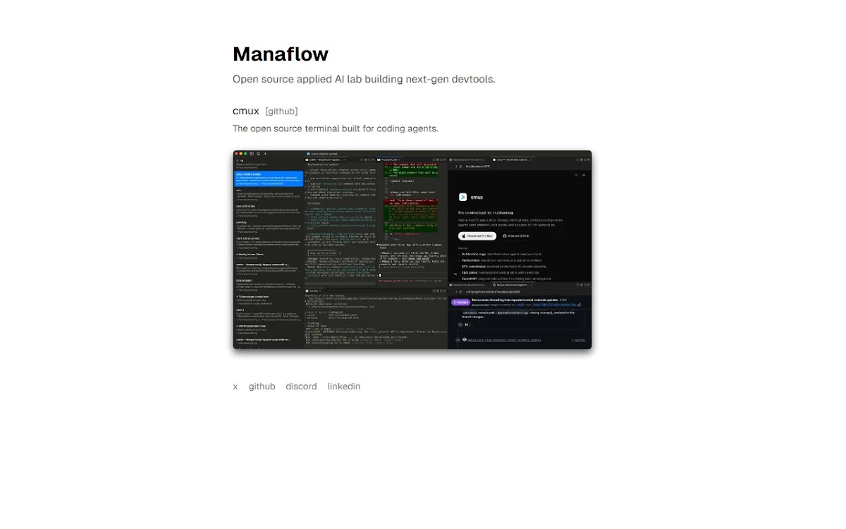 Captura de Manaflow