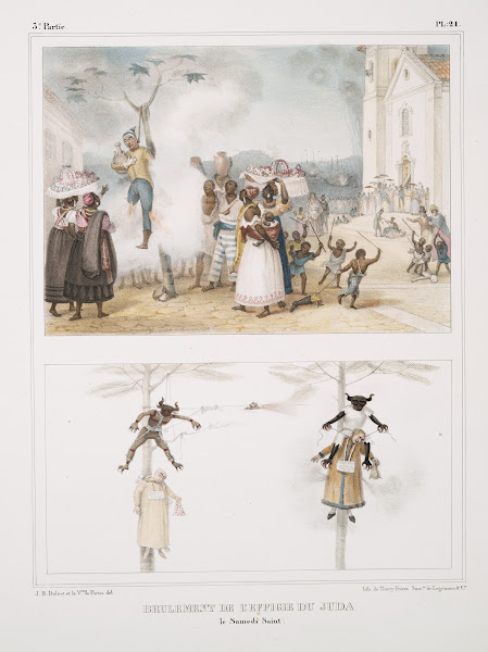 Brûlement de leffigie du Juda le samedi saint 1834   1839