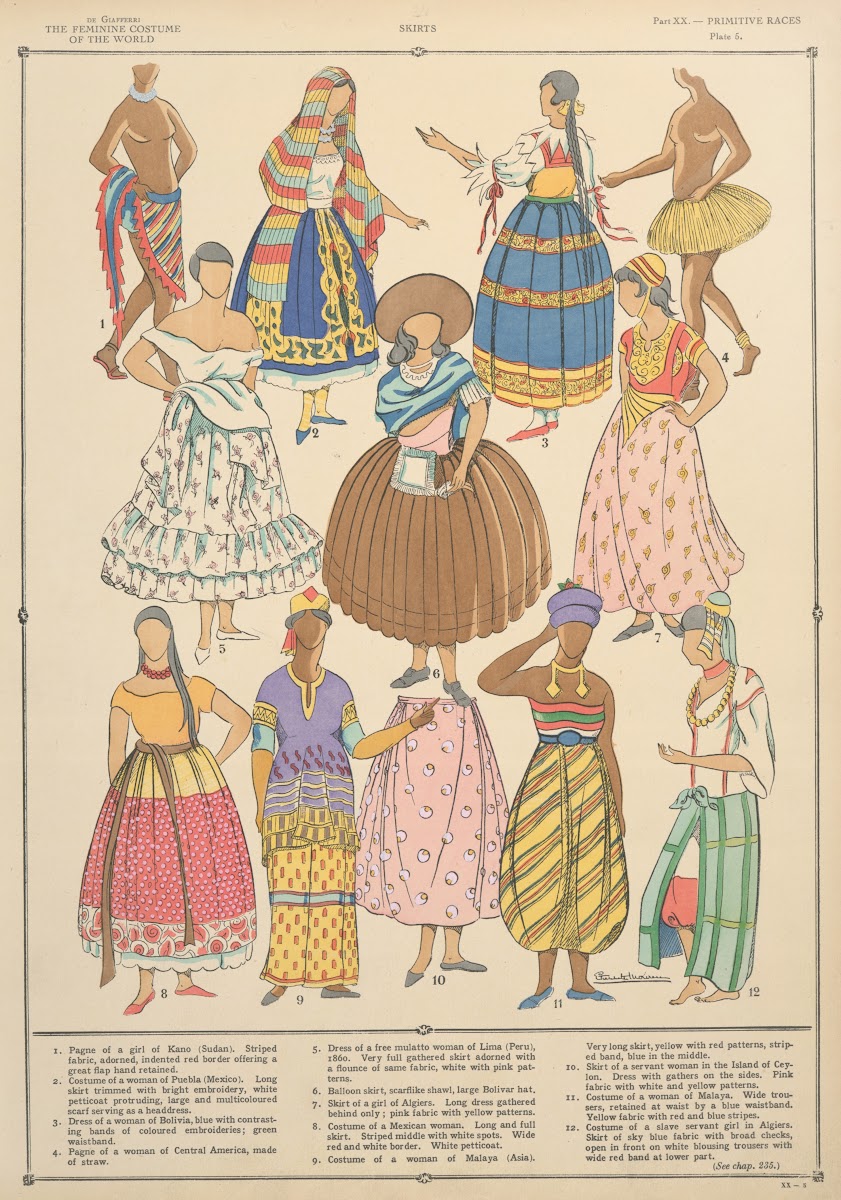 Primitive Races  Skirts 1926 1927