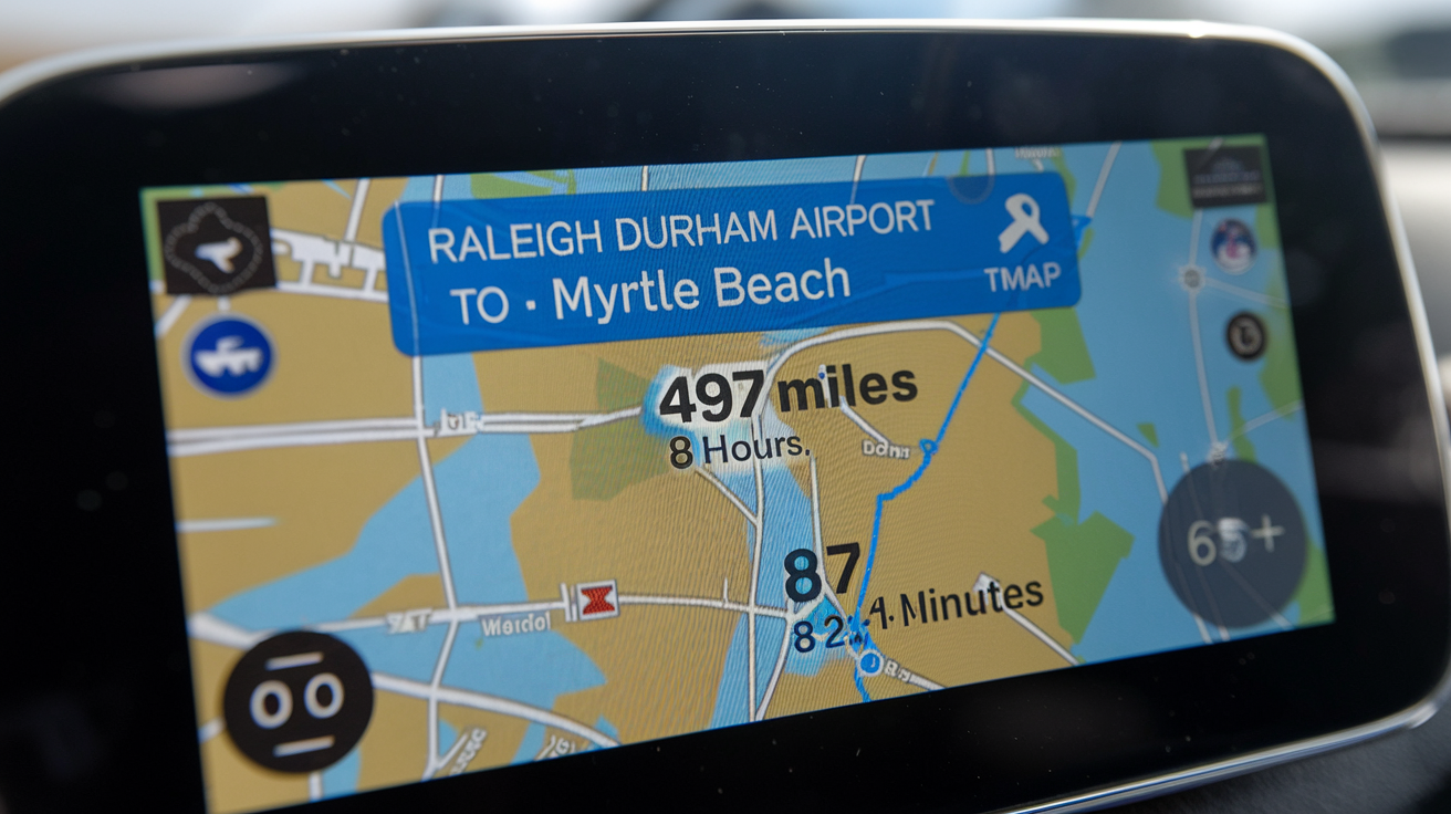 Distance and Travel Tips: Raleigh Durham Airport to Myrtle Beach