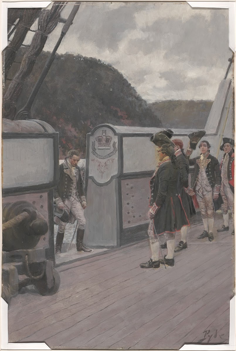 The Escape Of Arnold On The British Sloop Of War vulture Ca 18901896