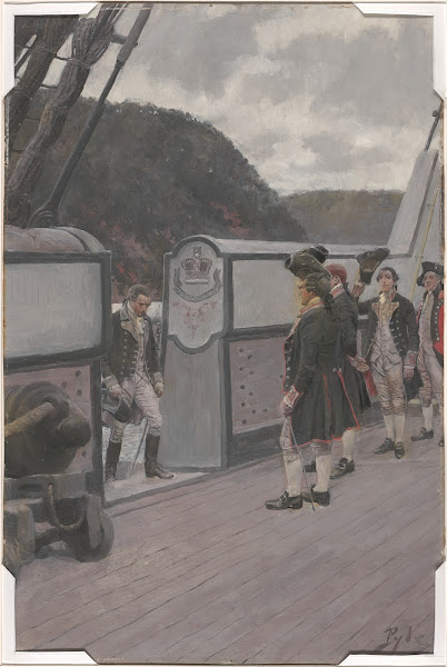 The Escape Of Arnold On The British Sloop Of War vulture Ca 18901896