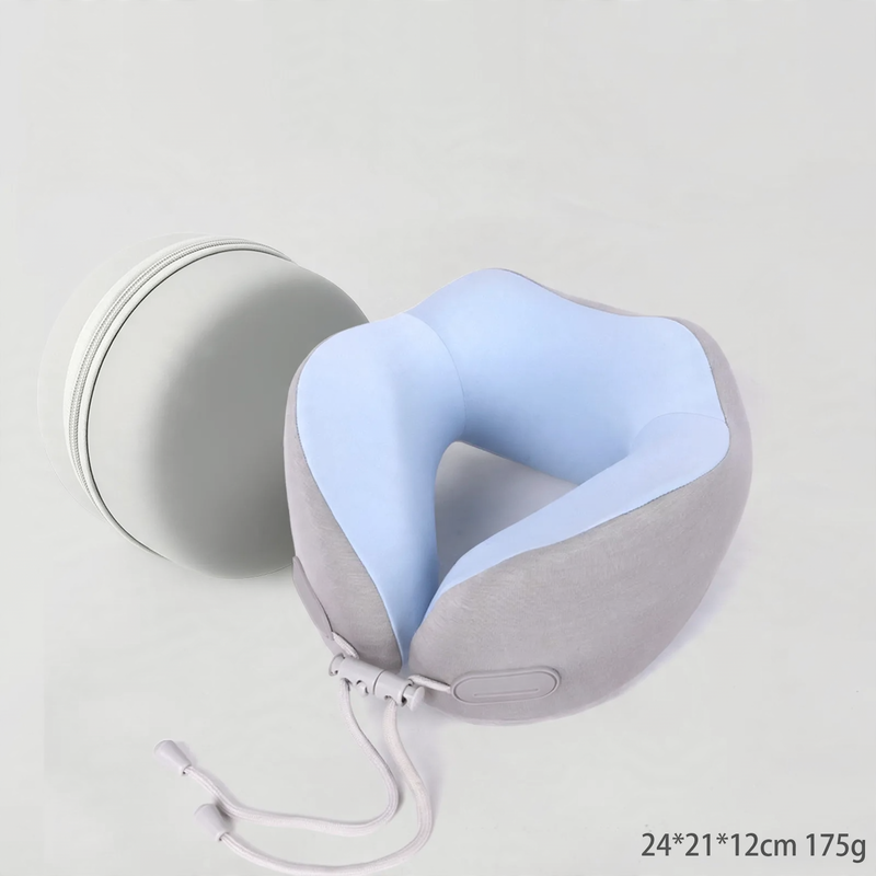 U-shaped memory foam neck pillow, portable