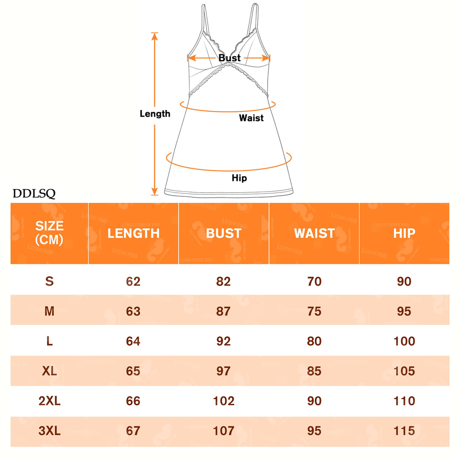 AOP Spaghetti Strap Lace Dress