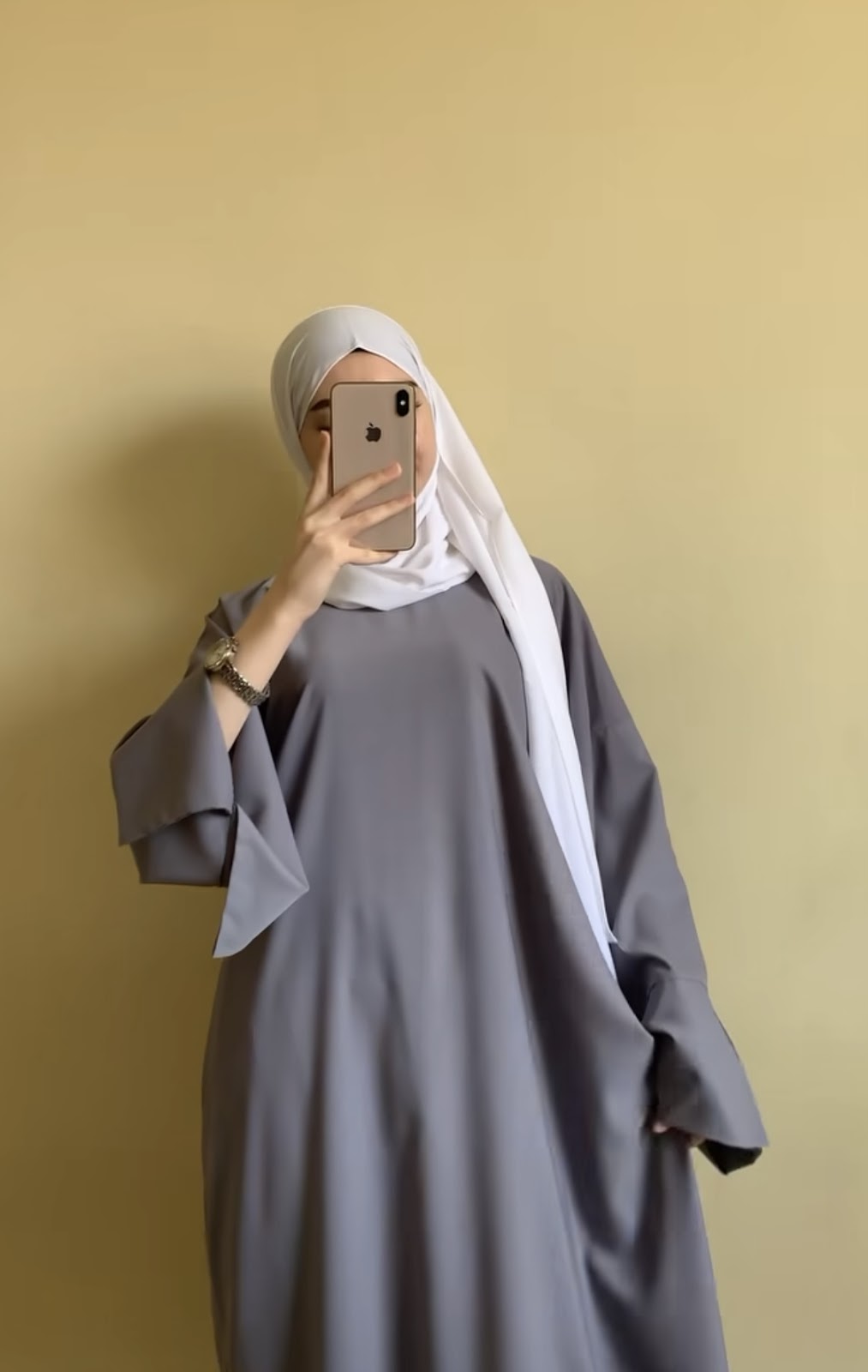Grey Haya Abaya