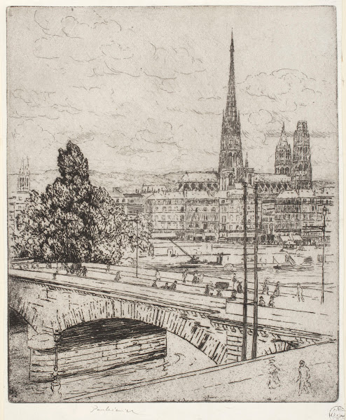 Pont Corneille in Rouen 1904