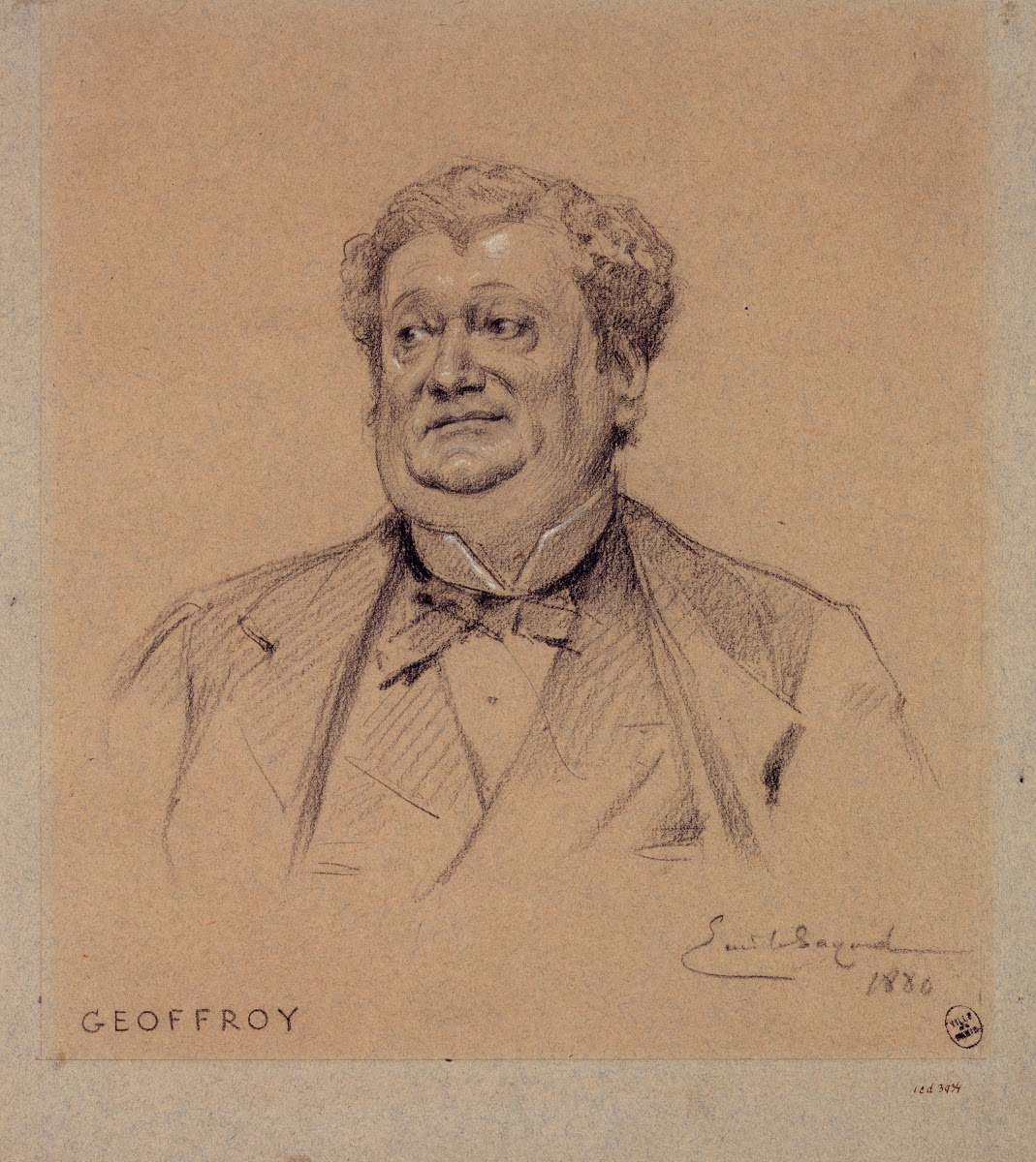 Portrait de Geoffroy acteur du Palais Royal 1880