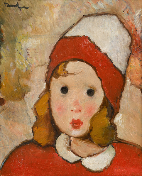 A portrait of a young girl Cap de copil