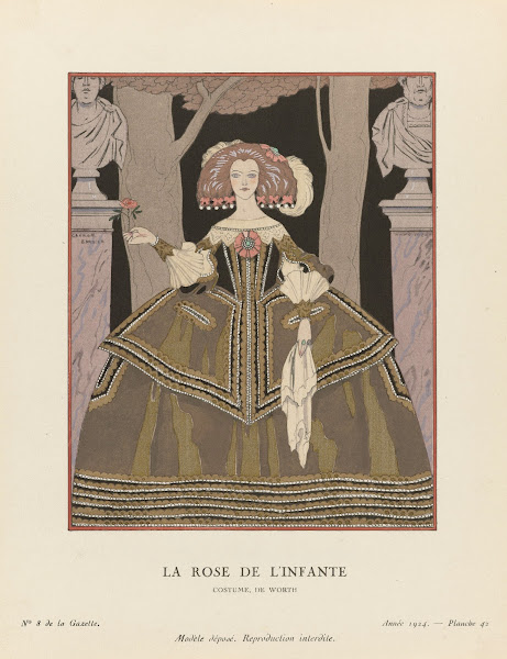 La rose de linfante Costume de Worth 1924