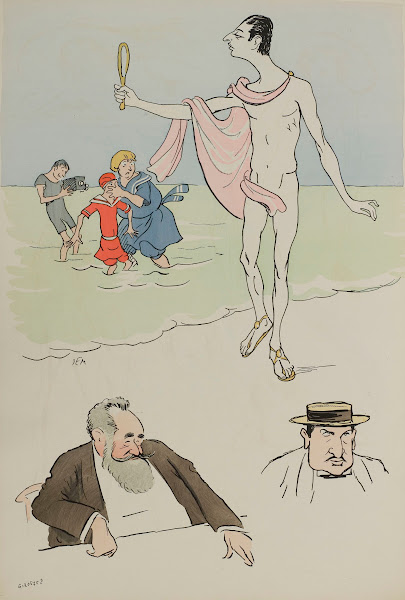 le baron Maurice de Rothschild Edmond Dreyfus  M Cahen 1912
