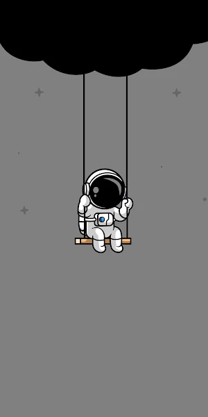 Astronaut  Dynamic Island Full HD iPhone Wallpaper Background