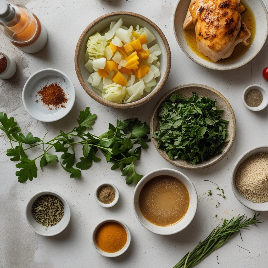 Ingredients for Braised Catalina Chicken Recipe – Easy & Flavorful Weeknight Dinner