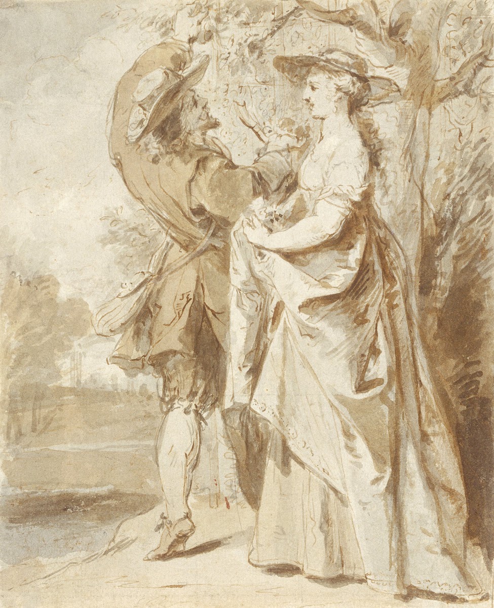 Couple in Garden 164049