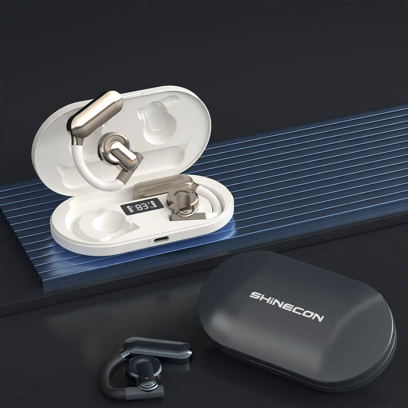 Bone conduction headphones with stereo sound