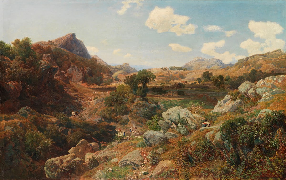Ziegelhütten im Sabinergebirge 1867