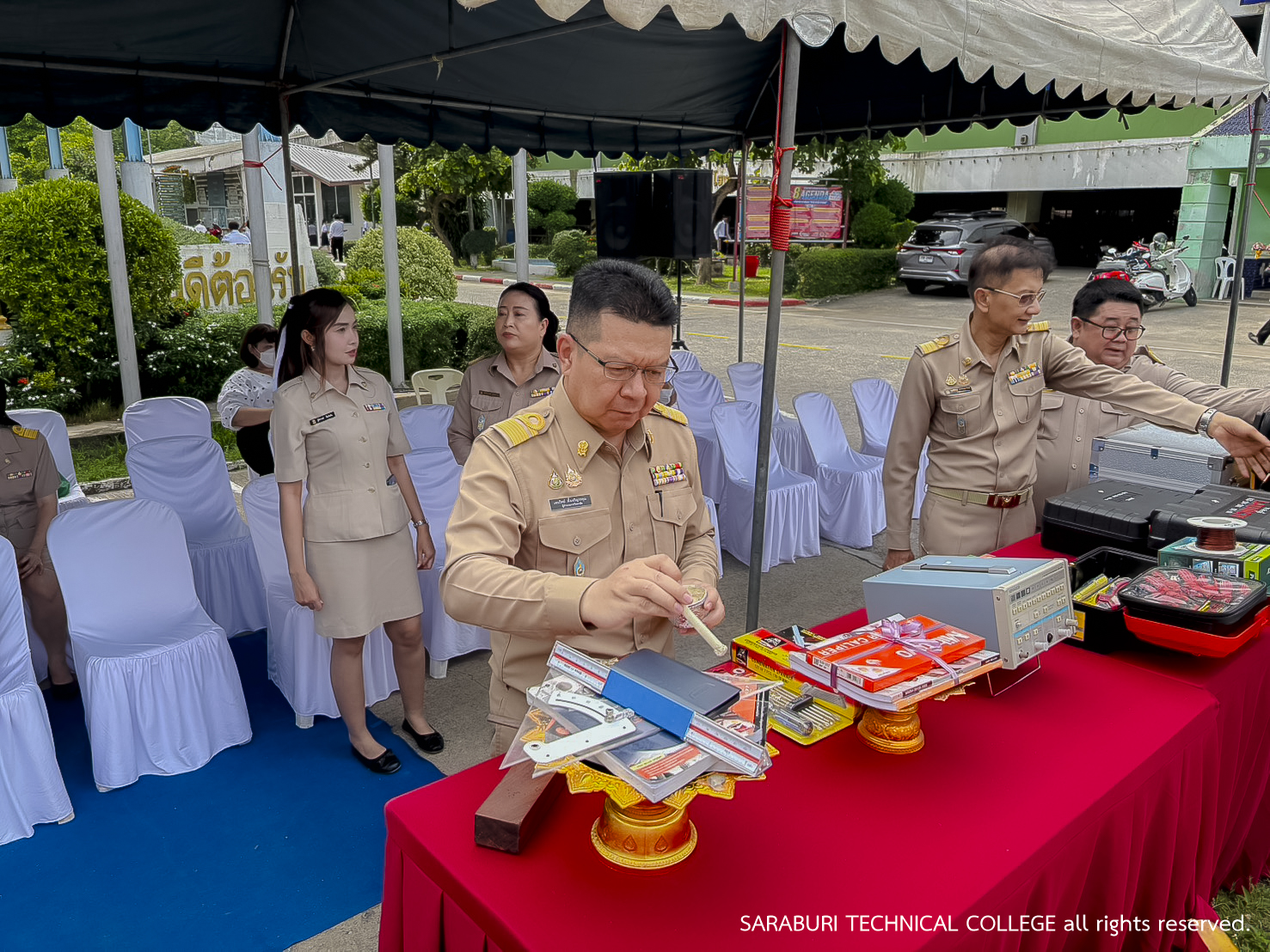 พิธีไหว้ครูและบวงสรวงพระวิษณุกรรม ประจำปีการศึกษา 2569
