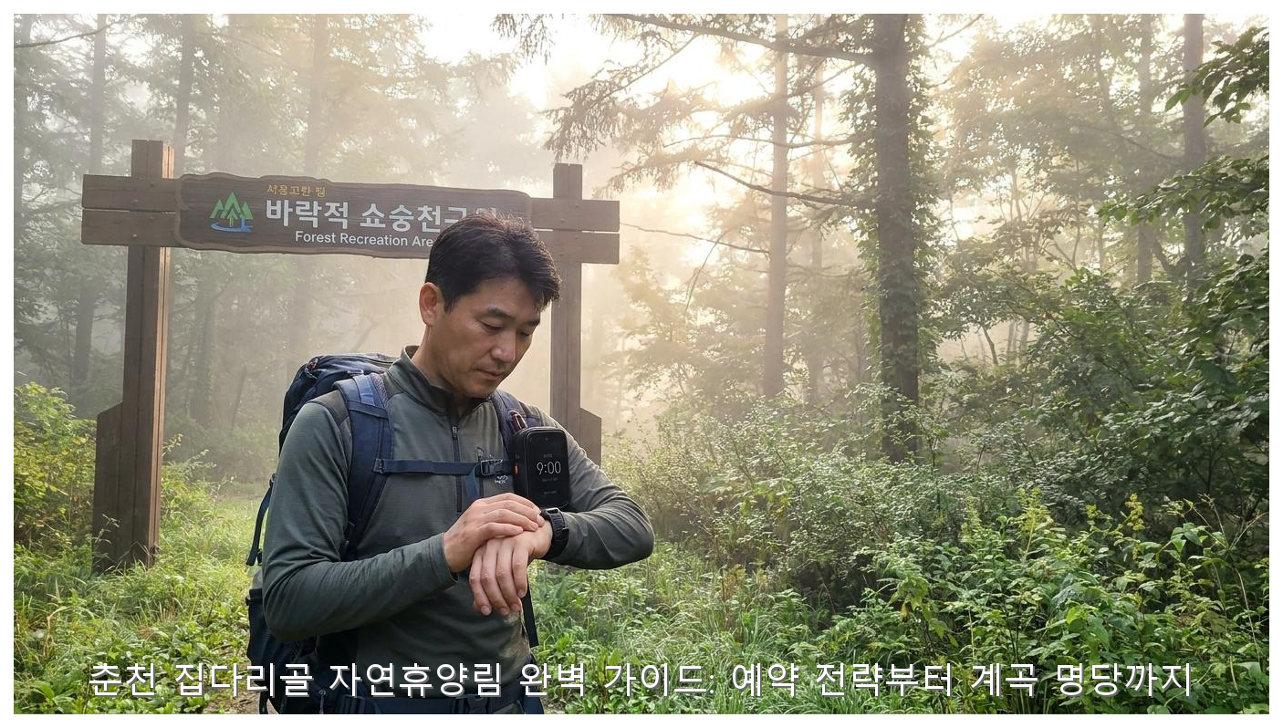 춘천 집다리골 자연휴양림 완벽 가이드: 예약 전략부터 계곡 명당까지 핵심 안내 및 분석 인포그래픽 (2)