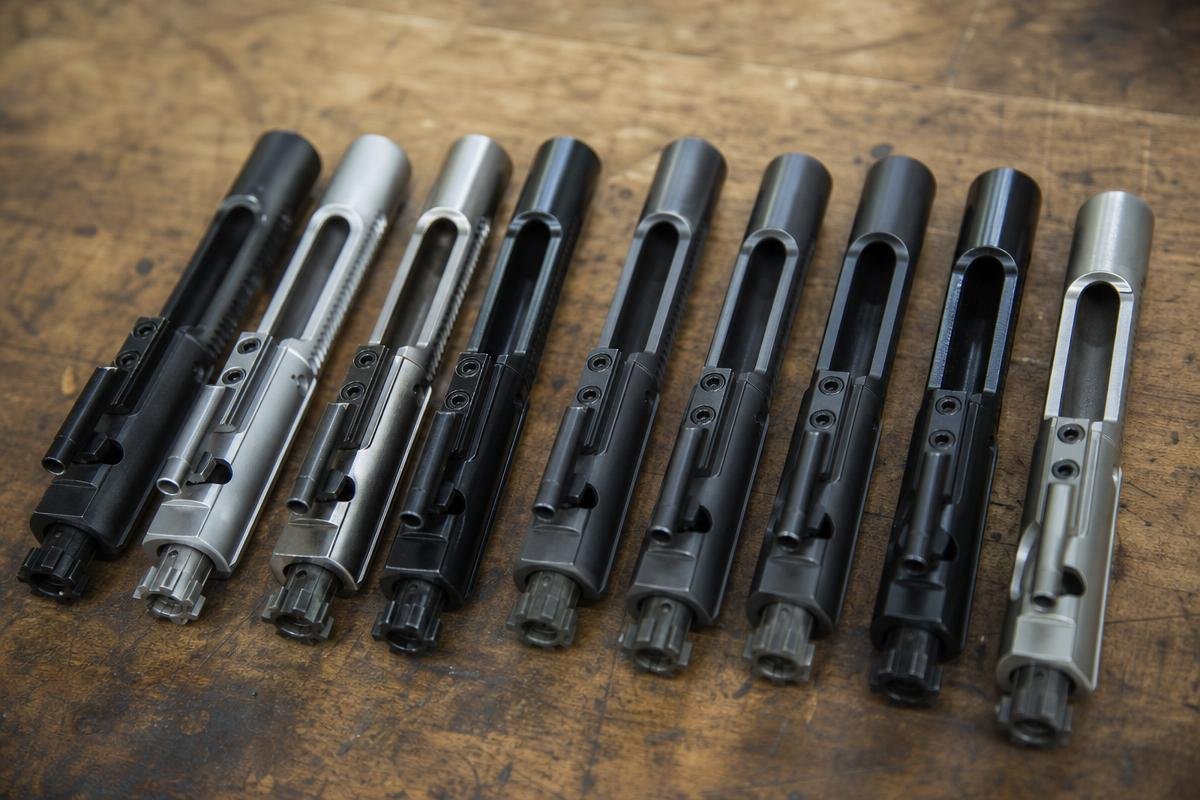AR-15 M16-style and semi-auto bolt carrier comparison