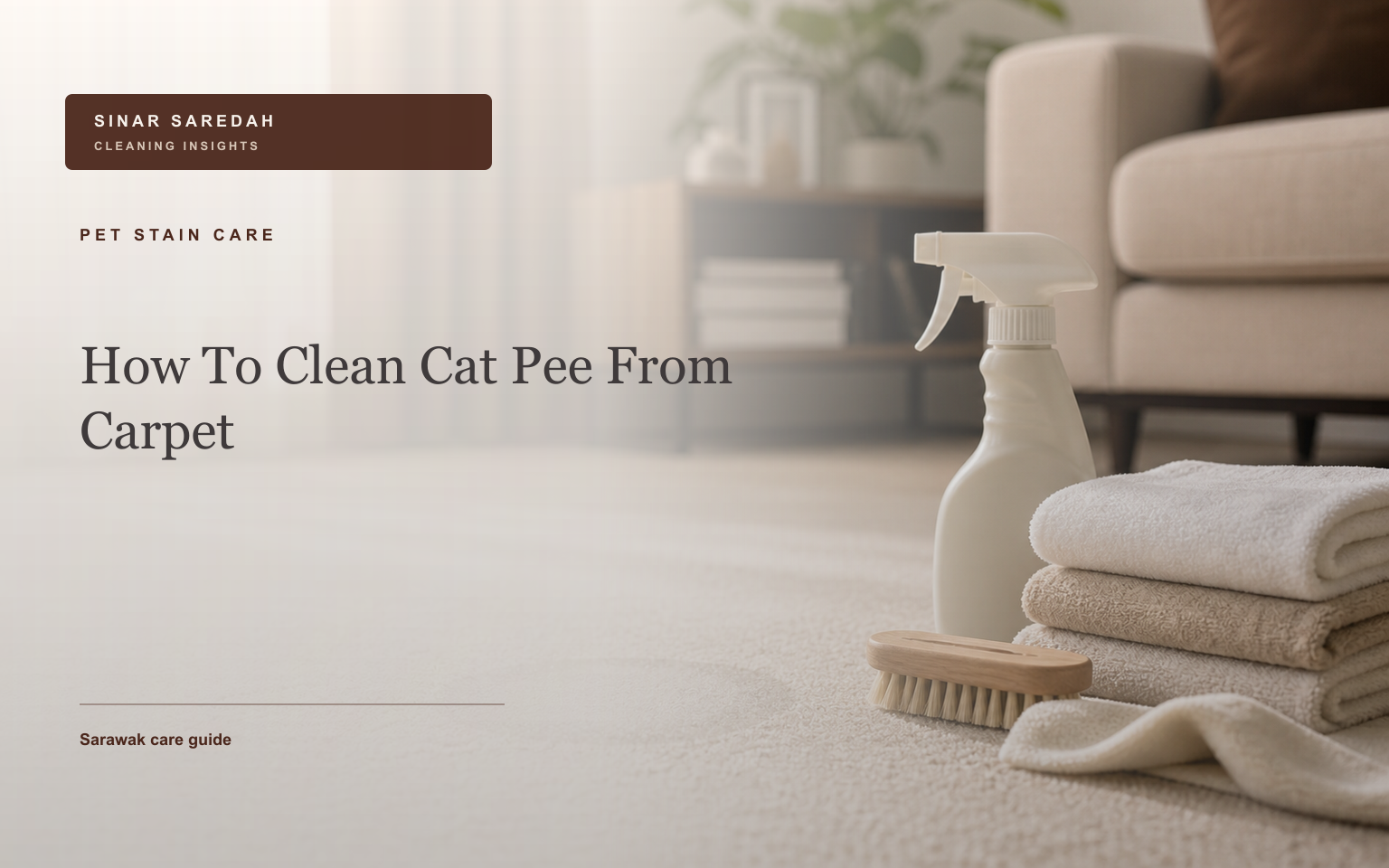 How To Clean Cat Pee From Carpet | Sinar Saredah