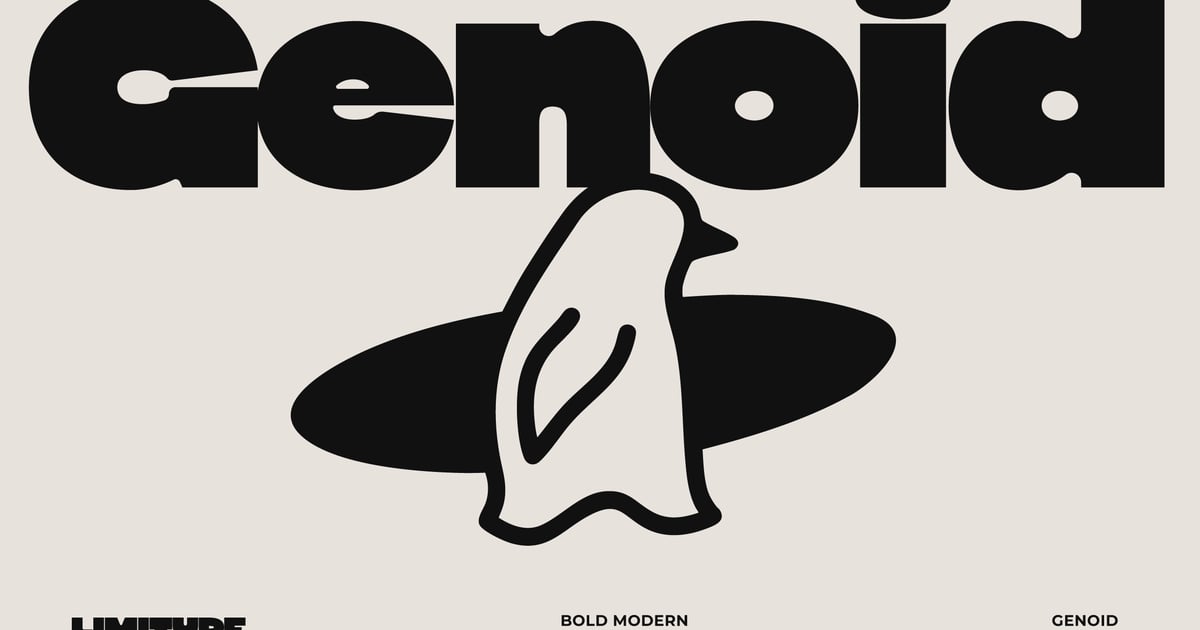Genoid – Bold Display Font Free Download – Envato Elements