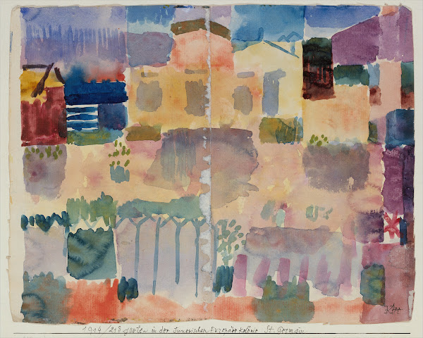 Garden in St Germain The European Quarter Near Tunis 1914