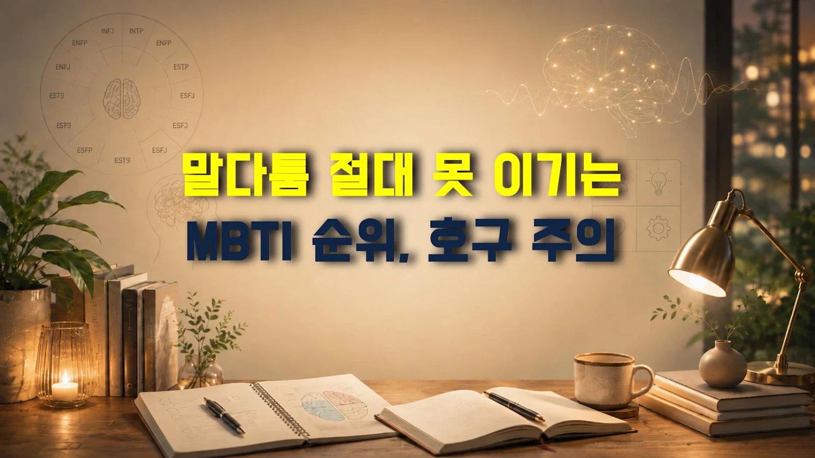 말다툼 절대 못 이기는 MBTI 순위, 호구 주의