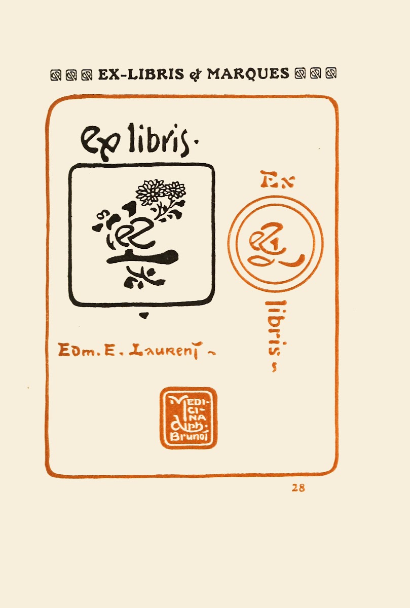 Le second livre des monogrammes marques cachets et es libris Pl26 1908