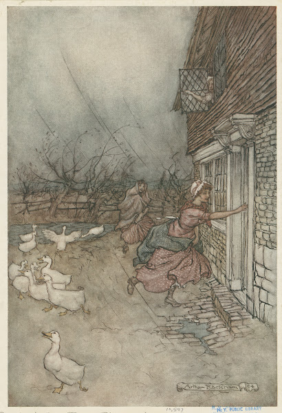 The rain always made a point of setting in just as he had some outdoor work to d