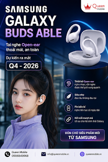 Samsung Galaxy Buds Able lộ thời điểm ra mắt, Samsung chuẩn bị khuấy đảo phân khúc tai nghe open-ear giá mềm? #Samsung #GalaxyBudsAble #GalaxyBuds #TaiNghe #OpenEar #SamsungGalaxy #Android #