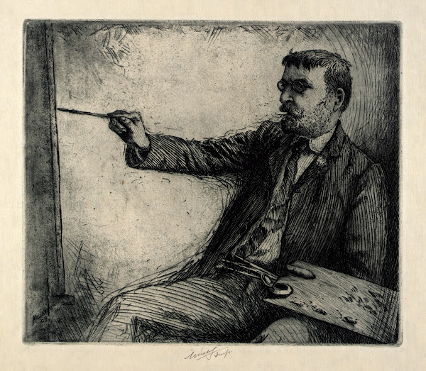 Artist Painting 1909