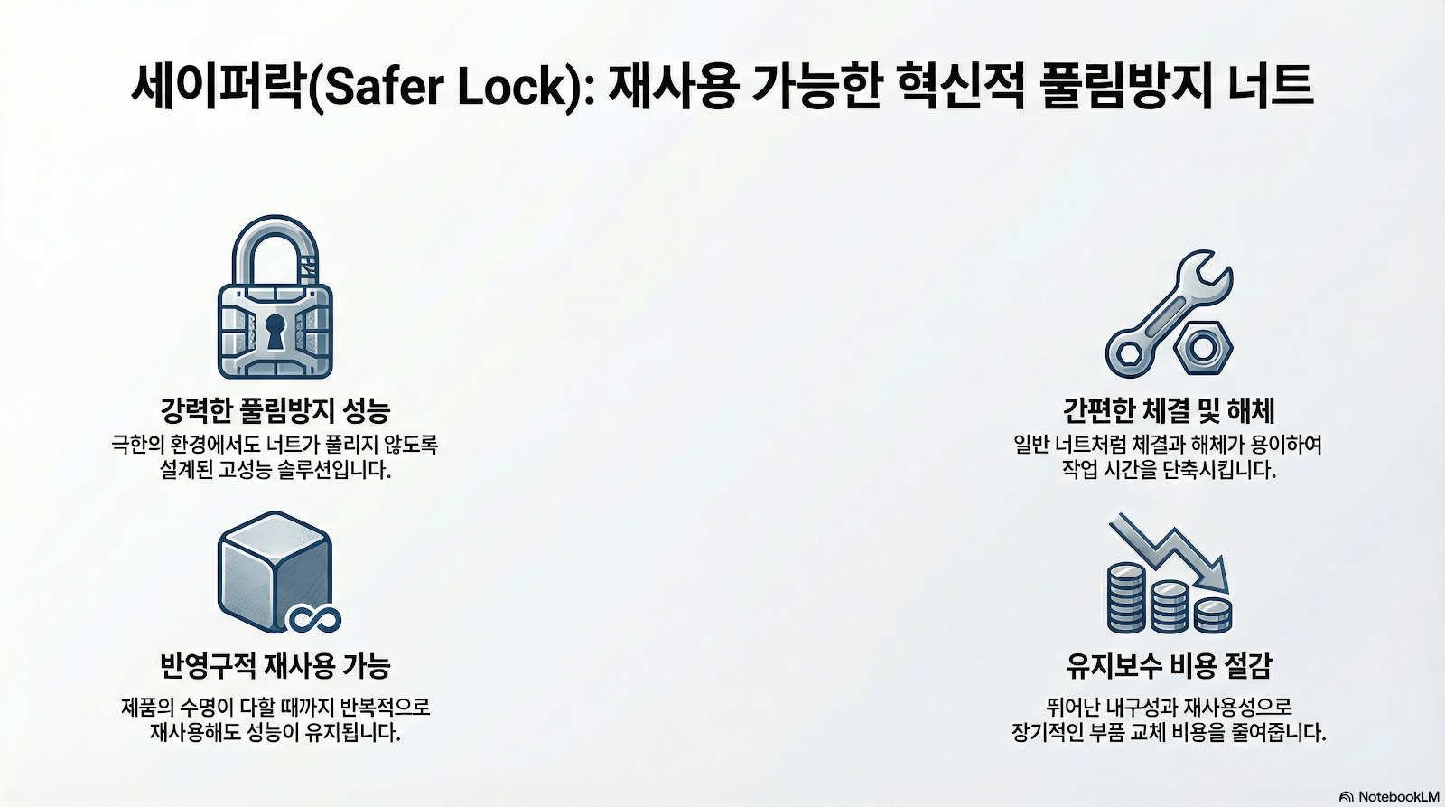 NAS3350 극심한 진동 시험 통과! 데이터로 증명하는 세이퍼락의 결합력