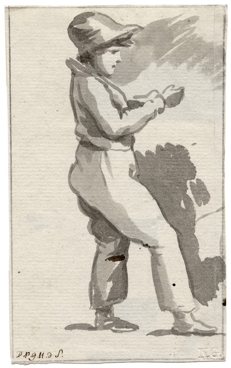 Staand jongetje