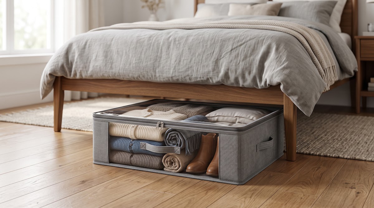 Best Under Bed Storage Bins for Bedrooms (2026) - BEST COMPACT — IN CONTEXT