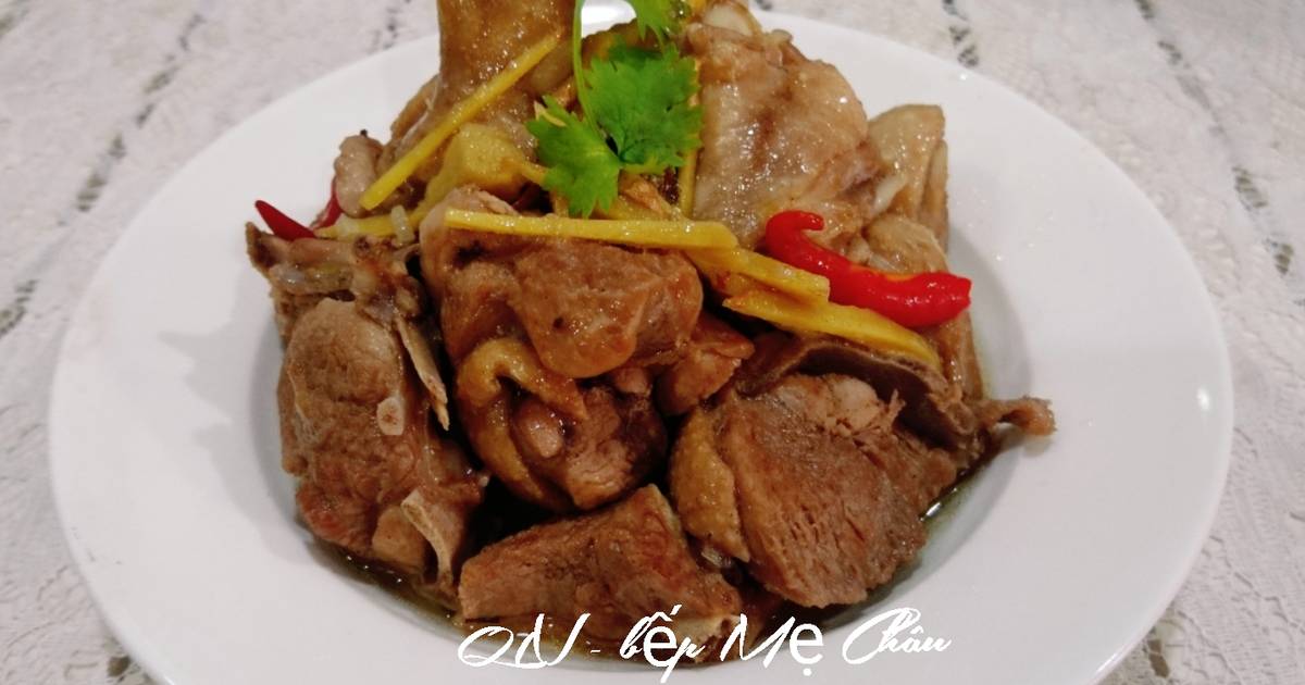 Vịt kho gừng