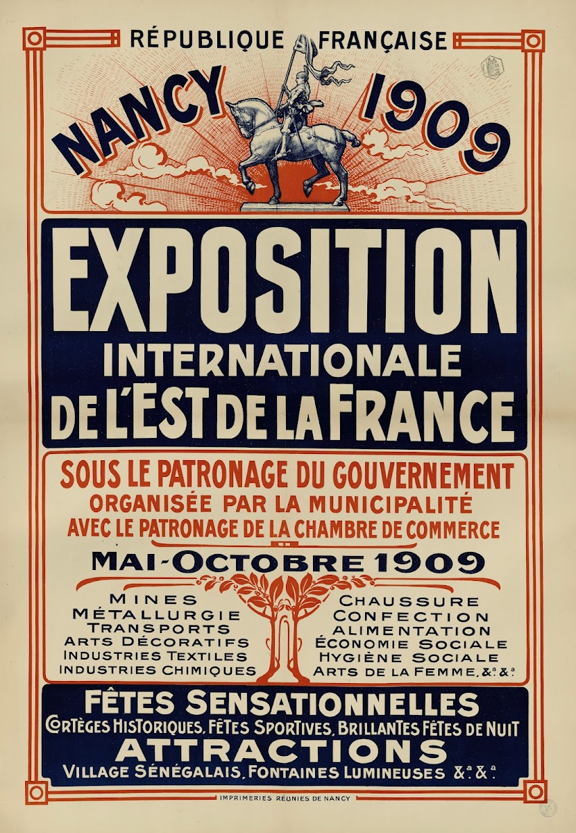 Nancy 1909 Exposition Internationale de lEst de la France 1909