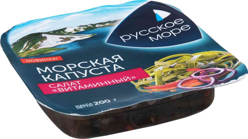 Морская капуста Витаминный 200гр РУССКОЕ МОРЕ