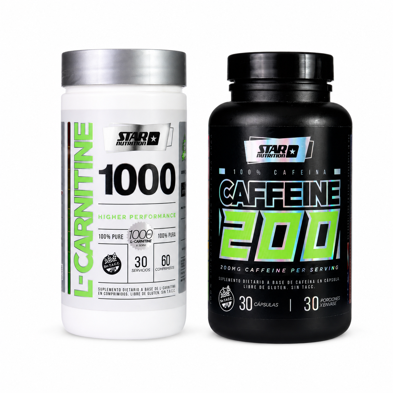 Kit L-Carnitina + Cafeína 200 mg