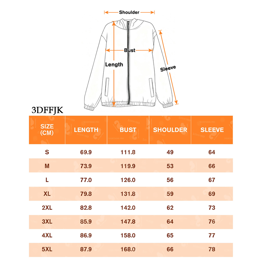 AOP 3D Windproof Jacket