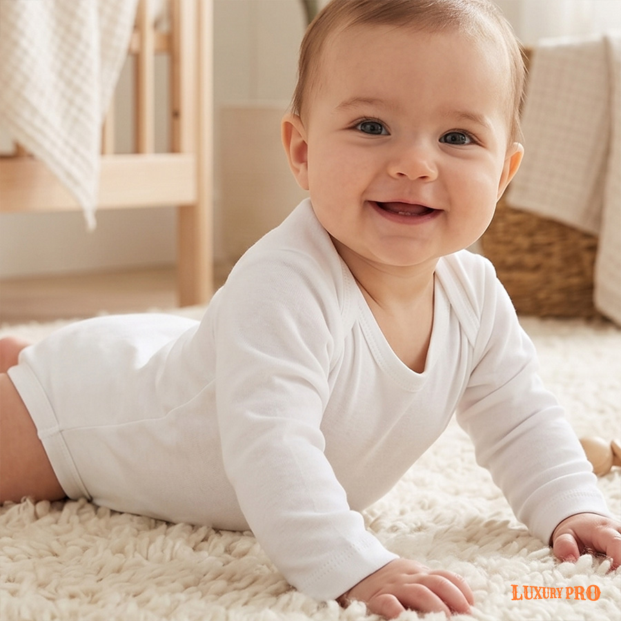 2D Baby Long-Sleeve Romper