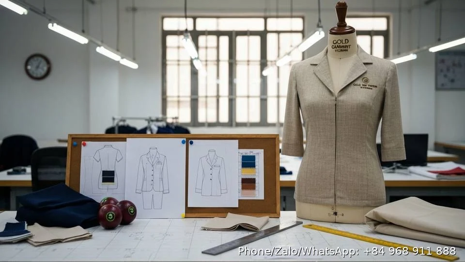 Lawn Bowls Clothing - Gold Garment Vietnam