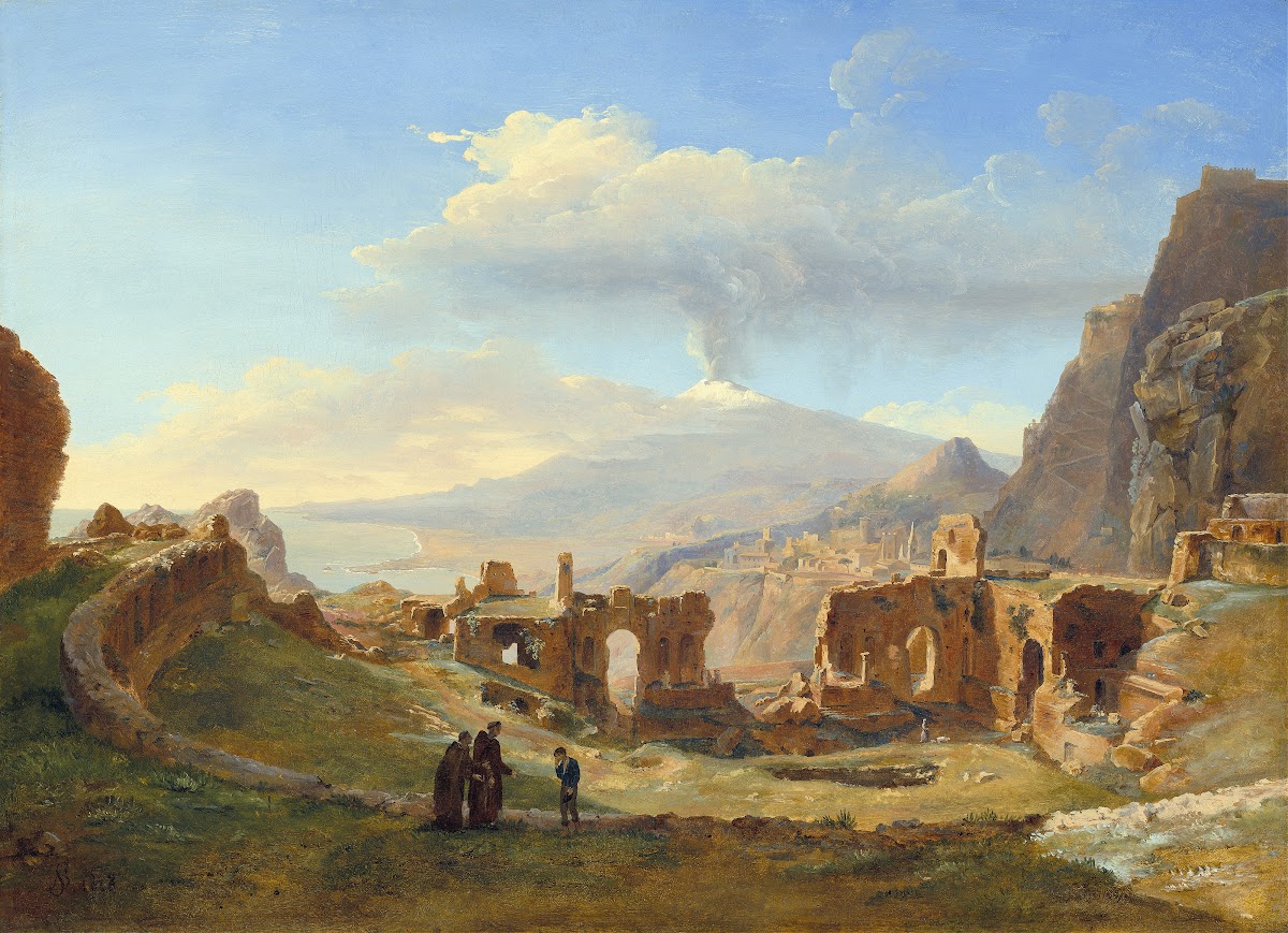 The Roman Theater at Taormina 1828