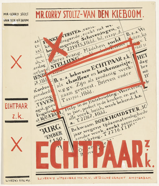 Bandontwerp Voor Corry Stoltz Van Den Kieboom Echtpaar Zk 1936