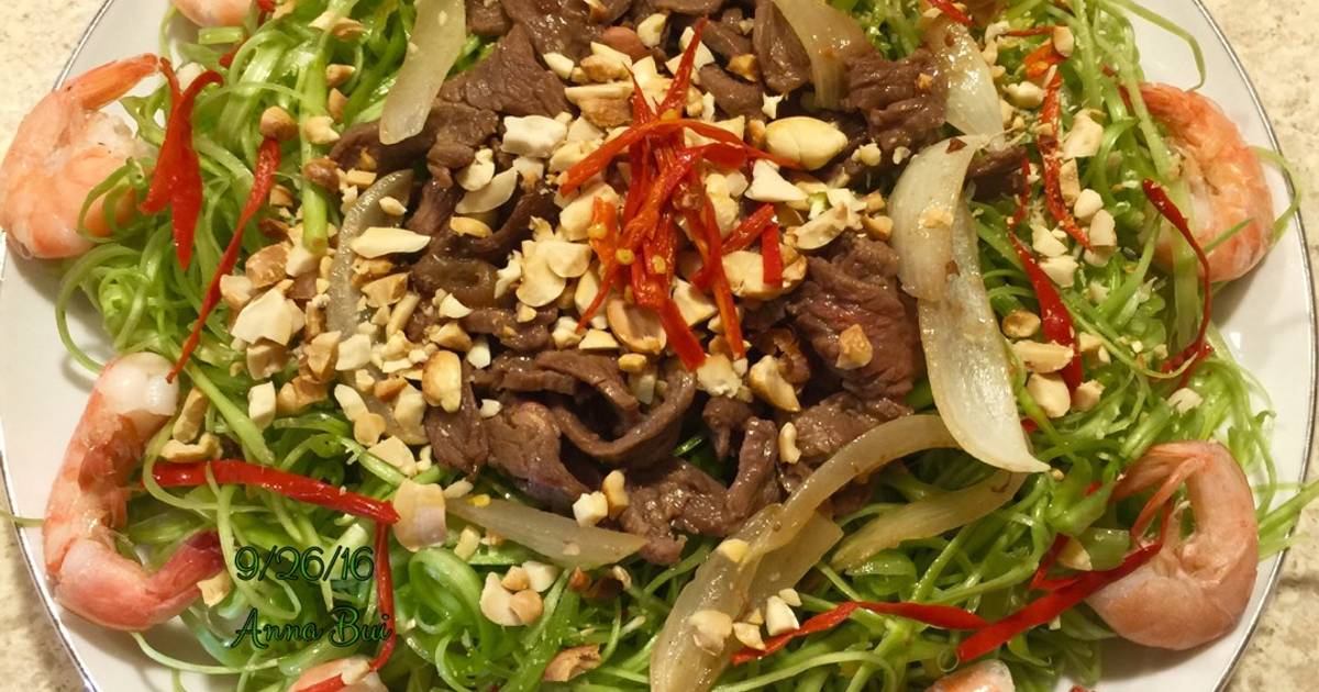 Nộm rau muống !