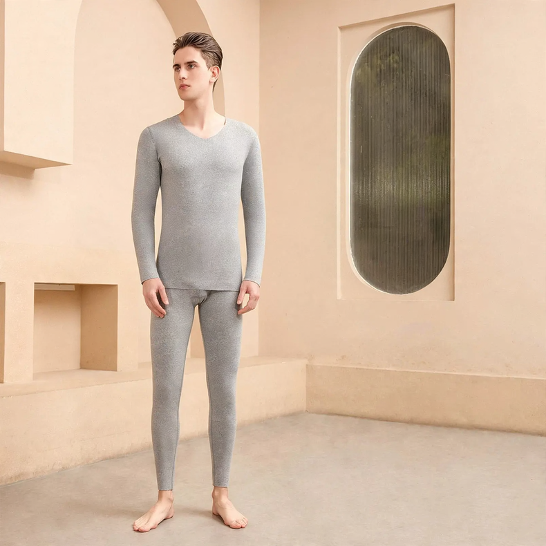 Elastic thermal underwear set with warmth function