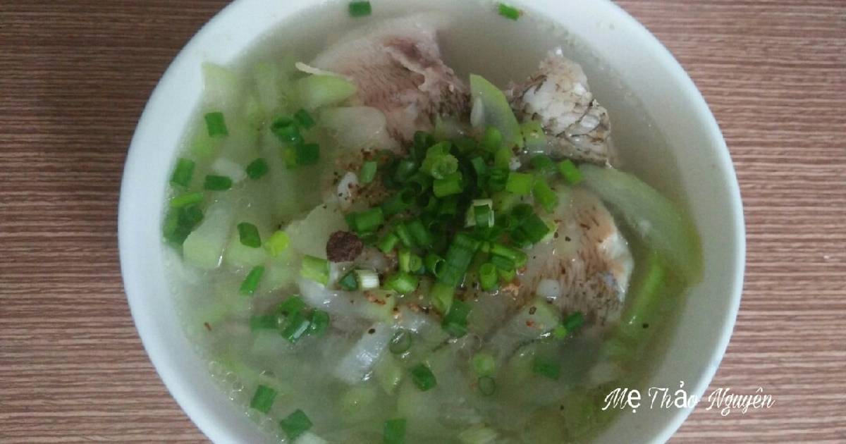 Canh Bầu Nấu Cá Tràu (Cá Quả)