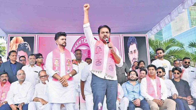 KTR Accuses Revanth Reddy, Rahul Gandhi of Telangana Loot