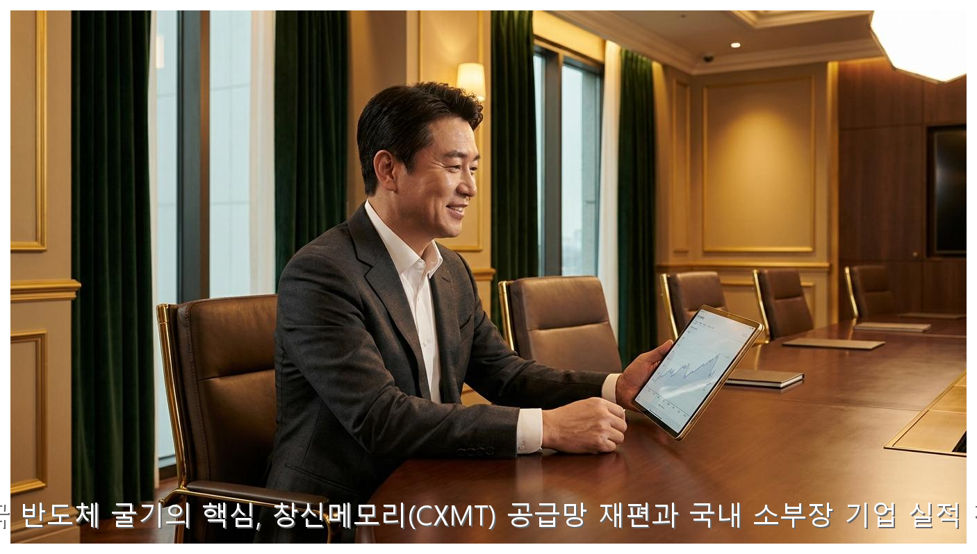 2026년 중국 반도체 굴기의 핵심, 창신메모리(CXMT) 공급망 재편과 국내 소부장 기업 실적 전망 리포트 핵심 안내 및 분석 인포그래픽 (2)