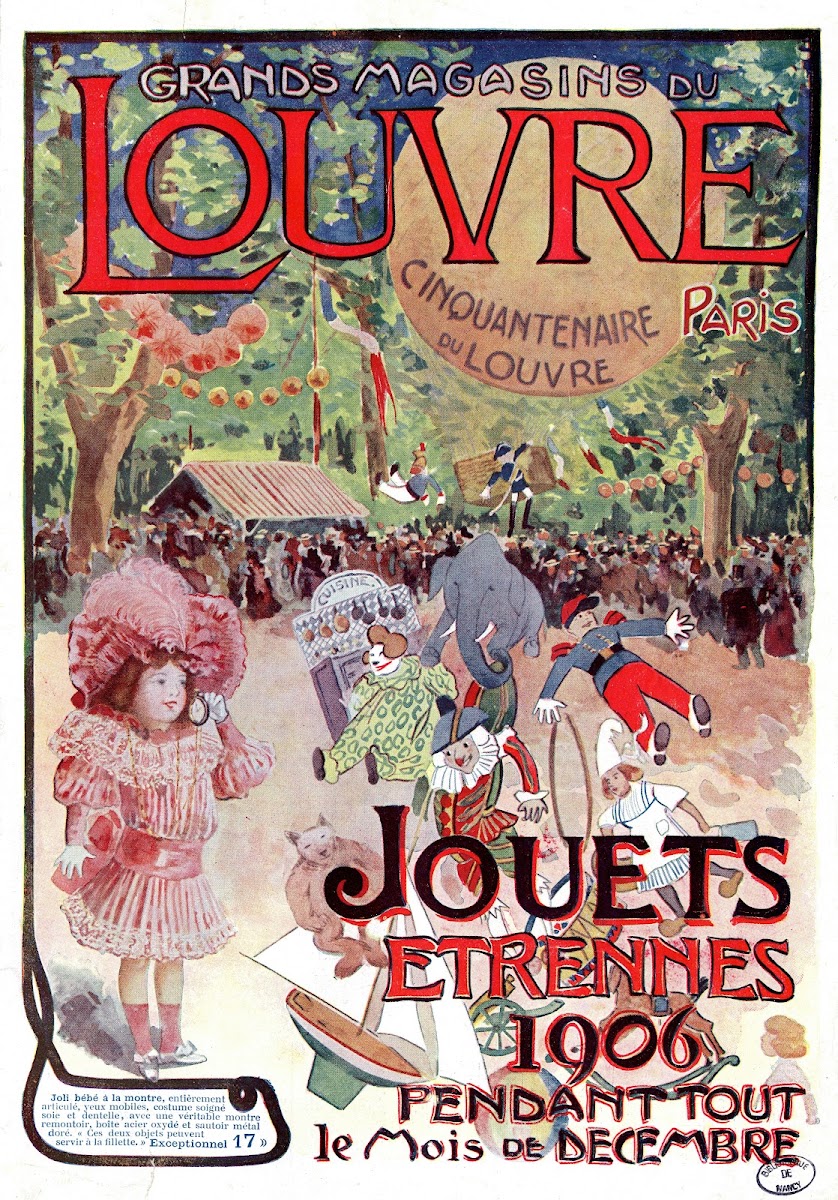 Grands magasins du Louvre  Jouets étrennes 1906