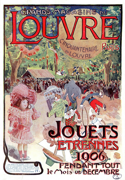 Grands magasins du Louvre  Jouets étrennes 1906