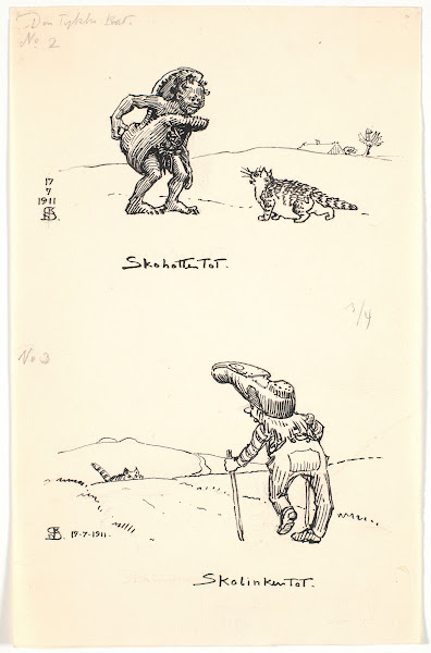 To udkast til Den tykke kat 1911